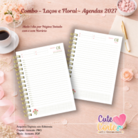 Combo – Agendas 2027 – A5 – Laços e Flores - Imagem 13