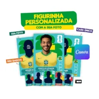 Figurinhas Copa do Mundo 2026 (Editável no Canva)