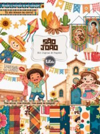 São João 2026 - Combo Ilustrações e Papéis + BRINDE (copa junina) - Tita - Imagem 12