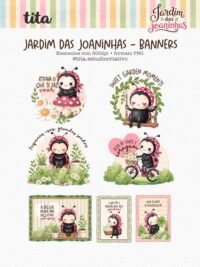 Jardim das Joaninhas - Combo Ilustrações e Papéis (Tita) - Imagem 5