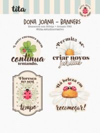 Dona Joana - Combo Ilustrações e Papéis (Tita) - Imagem 5