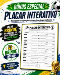 Arquivo Livro de Colorir da Copa 2026 - Imagem 2