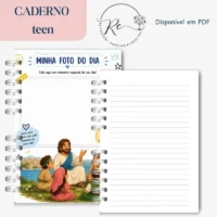 Caderno Congresso 2026 – Felicidade Eterna – Com Atividades para o público Teen (Rê Castori) - Imagem 4