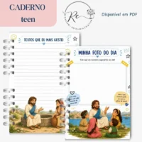 Caderno Congresso 2026 – Felicidade Eterna – Com Atividades para o público Teen (Rê Castori) - Imagem 3
