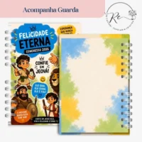 Caderno Congresso 2026 – Felicidade Eterna – Com Atividades para o público Teen (Rê Castori) - Imagem 5