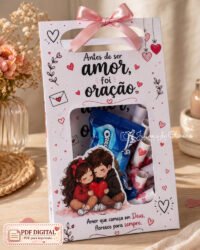 ❤️🌹 Arquivo Digital – 10 Artes para Moldes de Sacolinha Namorados (Tamanho P + G) + 100 Versículos de Amor + 40 Frases Românticas - Imagem 10