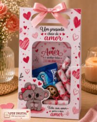 ❤️🌹 Arquivo Digital – 10 Artes para Moldes de Sacolinha Namorados (Tamanho P + G) + 100 Versículos de Amor + 40 Frases Românticas - Imagem 5
