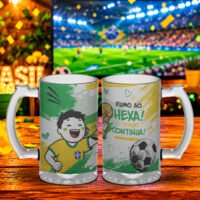 Artes Para Canecas de Chopp Copa do Mundo 2026 - Imagem 4