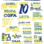 Frases Copa 2026 Brasil – Kit Digital