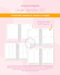 Combo Agendas 2027 (Branco Papel) - Imagem 5