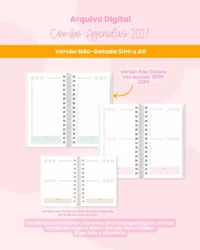 Combo Agendas 2027 (Branco Papel) - Imagem 4