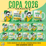 Artes Para Canecas Copa do Mundo 2026
