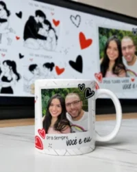 Na alegria ou na tristeza, na saúde ou na doença – Arte Avulsa Caneca - Imagem 2