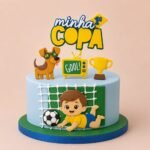 Topo de Bolo Copa do Mundo Minha Primeira Copa