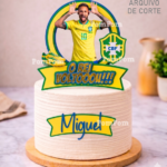 Topo de Bolo Copa do Mundo Neymar
