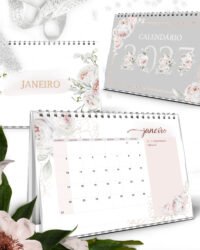 Arquivo Kit Calendários 2027 de Mesa A5 A6 e Calendário Marca Página Believe (Bicho Papel) - Imagem 3