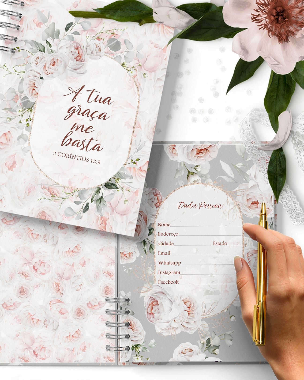 ARQUIVO COMBO 10 Agendas 2027 e Permanente COM e SEM VERSÍCULOS e HORÁRIOS Believe (Bicho Papel) - Imagem 2
