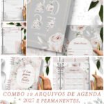 ARQUIVO COMBO 10 Agendas 2027 e Permanente COM e SEM VERSÍCULOS e HORÁRIOS Believe (Bicho Papel)