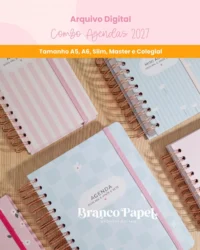 Combo Agendas 2027 (Branco Papel)