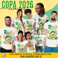Artes Para Camisas Copa do Mundo 2026