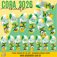 Artes Para Chinelos Copa do Mundo 2026