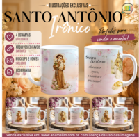 Artes Para Canecas Santo Antônio Irônico