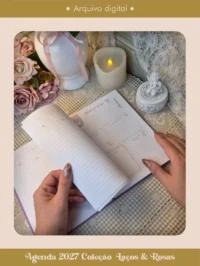 Agenda 2027 Coleção Laços & Rosas Costura (Perfeito Miolo) - Imagem 2
