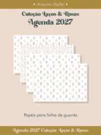 Agenda 2027 Coleção Laços & Rosas Wire-o (Perfeito Miolo) - Imagem 3