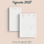 Agenda 2027 Coleção Laços & Rosas Costura (Perfeito Miolo)