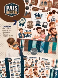 Pais 2026 – Combo Ilustrações e Papéis (Tita)