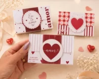 Caixa para KitKat com Cartão – Dia dos Namorados - Imagem 4