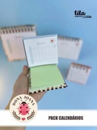 Dona Joana - Pack Calendários ( português e español) + Vídeo aula (Tita) - Imagem 8
