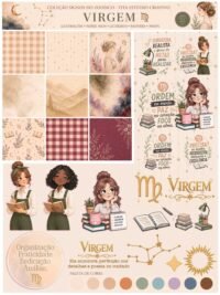 Signos do Zodíaco - Combo Ilustrações e papéis (Tita) - Imagem 9