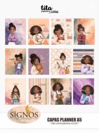 Signos 2026 - Combo Capas (cute + zodíaco) + Miolos básicos (Tita) - Imagem 22