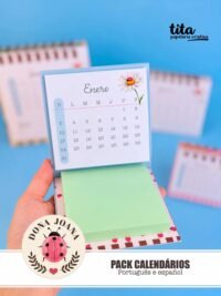 Dona Joana - Pack Calendários ( português e español) + Vídeo aula (Tita) - Imagem 10