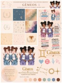 Signos do Zodíaco - Combo Ilustrações e papéis (Tita) - Imagem 11
