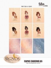 Signos 2026 - Combo Capas (cute + zodíaco) + Miolos básicos (Tita) - Imagem 15