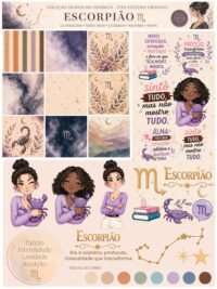 Signos do Zodíaco - Combo Ilustrações e papéis (Tita) - Imagem 5