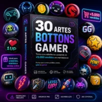 Pack Completo Com +300 Artes Prontas Para Bottons e Ímãs - Imagem 5