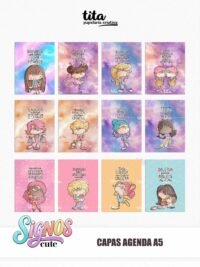 Signos 2026 - Combo Capas (cute + zodíaco) + Miolos básicos (Tita) - Imagem 13