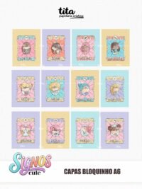 Signos 2026 - Combo Capas (cute + zodíaco) + Miolos básicos (Tita) - Imagem 18