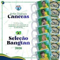 Pack Artes Para Canecas Seleção Bangtan 2026