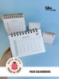 Dona Joana - Pack Calendários ( português e español) + Vídeo aula (Tita) - Imagem 5