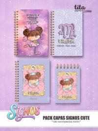 Signos 2026 - Combo Capas (cute + zodíaco) + Miolos básicos (Tita) - Imagem 26
