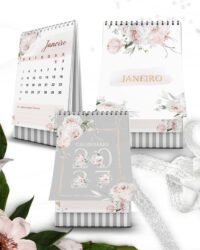 Arquivo Kit Calendários 2027 de Mesa A5 A6 e Calendário Marca Página Believe (Bicho Papel) - Imagem 4