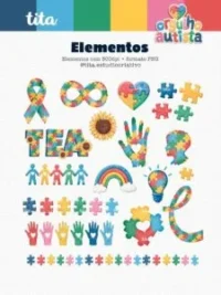 Orgulho Autista – Combo de Ilustrações e Papéis (Tita) - Imagem 4