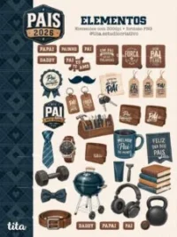Pais 2026 – Combo Ilustrações e Papéis (Tita) - Imagem 4
