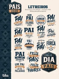 Pais 2026 – Combo Ilustrações e Papéis (Tita) - Imagem 3