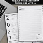 Agenda Executiva 2027 – A4 com 1DPP (Bicho Papel)
