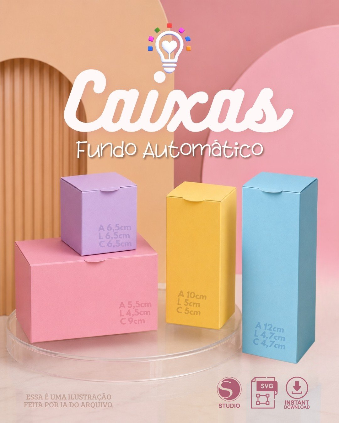 Caixas Fundo Automáticas Molde Caixas Automáticas – Quadrada/Rentangular - Imagem 1